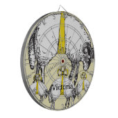 Jeu De Fléchettes Mouton pendu par des rubans jaunes (Devant gauche)