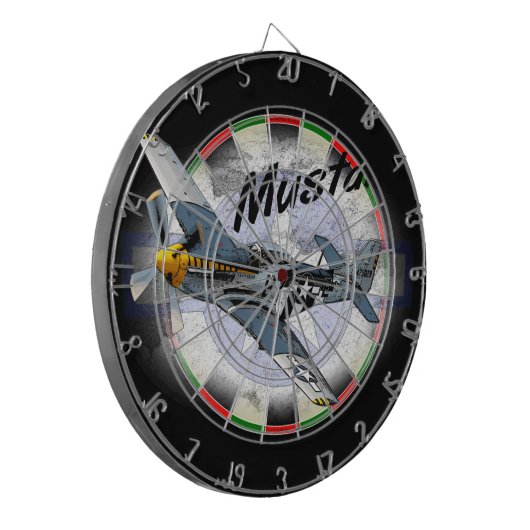 Jeu De Fléchettes Mustang P51 (Devant gauche)