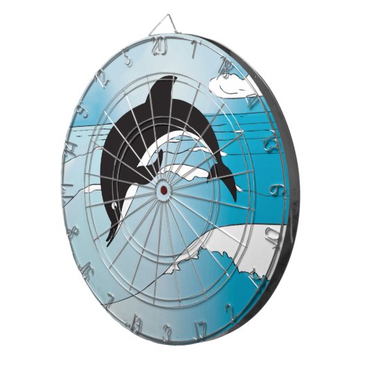 Jeu De Fléchettes Nager Avec Les Dauphins (Devant droit)