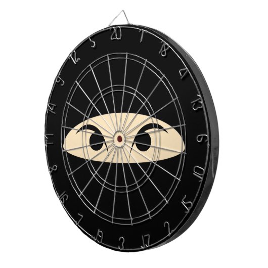 Jeu De Fléchettes Ninja Face (Devant droit)