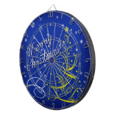 Jeu De Fléchettes Noël bleu (Devant droit)