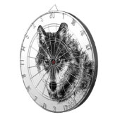 Jeu De Fléchettes Noir Blanc Inspiration Wolf Eyes (Devant droit)