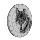 Jeu De Fléchettes Noir Blanc Inspiration Wolf Eyes (Devant gauche)