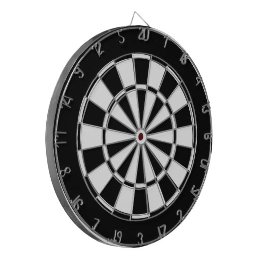 Jeu De Fléchettes noir et blanc (Devant gauche)