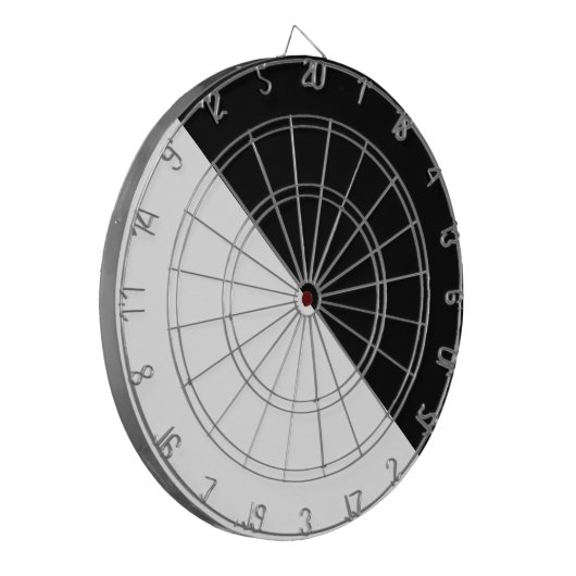 Jeu De Fléchettes Noir et blanc (Devant gauche)