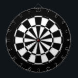 Jeu De Fléchettes Noir et blanc<br><div class="desc">Tableau de fléchettes noir et blanc.</div>