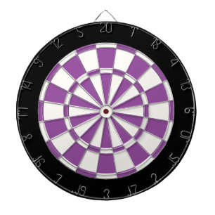 Jeu De Fléchettes Noir et blanc pourpre