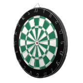 Jeu De Fléchettes Noir et blanc vert foncé (Devant droit)