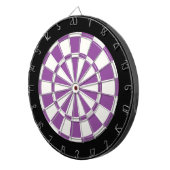 Jeu De Fléchettes Noir et blanc violet (Devant droit)