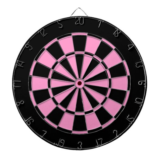 Jeu De Fléchettes noir et rose (Devant)