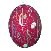 Jeu De Fléchettes Notes musicales de couleur (Devant droit)