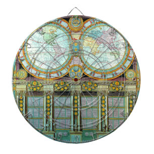 Jeu De Fléchettes Nouveau Monde - Anciennes Cartes-Cartographiques