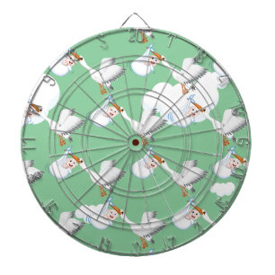 Jeu De Fléchettes Nouveau-né et oiseau grue