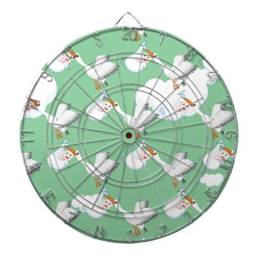 Jeu De Fléchettes Nouveau-né et oiseau grue (Devant)