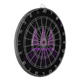 Jeu De Fléchettes nouvelle année violette heureuse (Devant gauche)