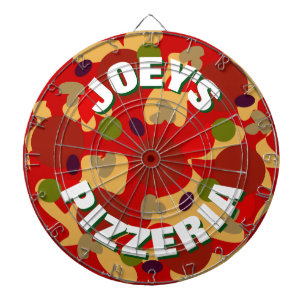 Jeu De Fléchettes Novelty personnalisé pepperoni pizza design fléche