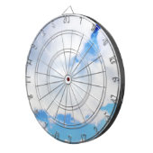 Jeu De Fléchettes Nuages blancs et ciel bleu (Devant droit)