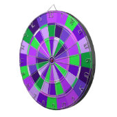 Jeu De Fléchettes Nuances de pièce pourpre et verte de jeu (Devant droit)