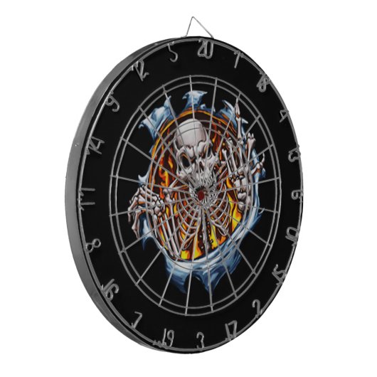 Jeu De Fléchettes Numéro un squelette (Devant gauche)