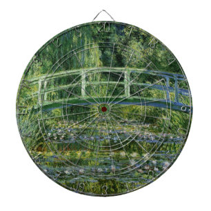Jeu De Fléchettes Nymphéas et pont japonais de Claude Monet