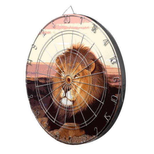 Jeu De Fléchettes OEuvre de Lion (Devant droit)