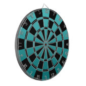 Jeu De Fléchettes Ombre turquoise et noir (Devant gauche)