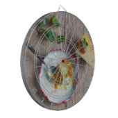 Jeu De Fléchettes Onion pineapple chutney on rustic wood (Devant gauche)