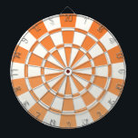 Jeu De Fléchettes Orange et blanc d'Ombre<br><div class="desc">Cible de flechettes orange et blanche d'Ombre</div>
