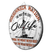 Jeu De Fléchettes Original de la VIE d'HUILE (Devant droit)