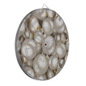 Jeu De Fléchettes ornements de noël argenté (Devant gauche)