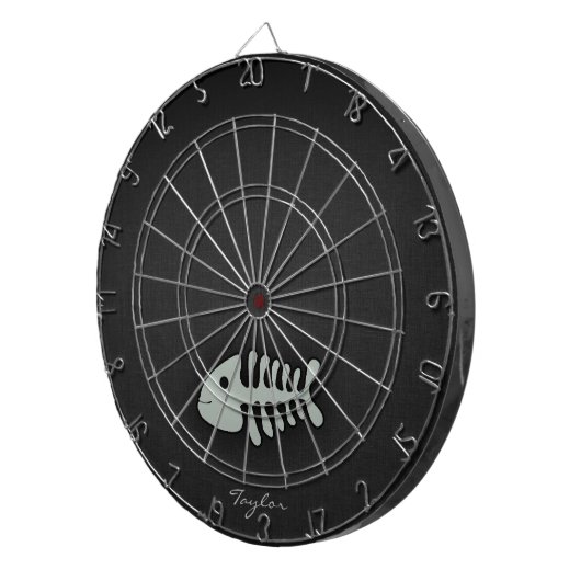 Jeu De Fléchettes Os de poisson gris cendré (Devant droit)