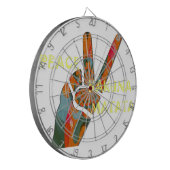 Jeu De Fléchettes Paix dehors : panneau Vibes de Hakuna Matata (Devant gauche)