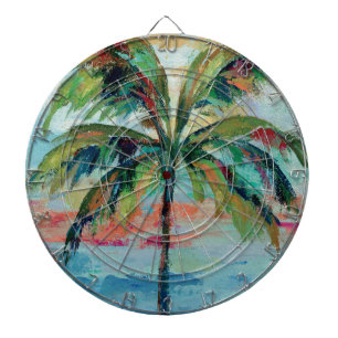 Jeu De Fléchettes Palmier tropical de