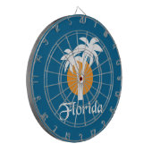 Jeu De Fléchettes Palmiers et soleil orange (Devant gauche)