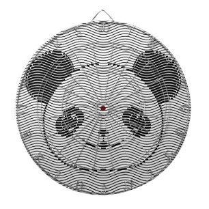 Jeu De Fléchettes Panda Porte Face Sur La Vague Motif