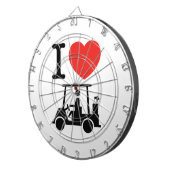 Jeu De Fléchettes Panier de golf I Heart (Love) (Devant droit)