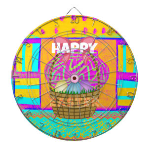 Jeu De Fléchettes Panier de Pâques et Art des Œufs Inspiré de l'Afri