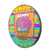 Jeu De Fléchettes Panier de Pâques et d'Oeufs inspirés de l'Afrique (Devant droit)