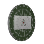 Jeu De Fléchettes Panneau chinois zodiaque vert tigre (Devant gauche)