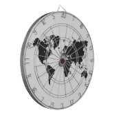Jeu De Fléchettes panneau de dard de carte du monde (Devant gauche)
