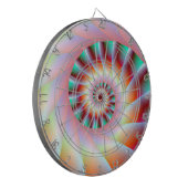 Jeu De Fléchettes Panneau fléché rouge Turquoise et Étapes spirales (Devant gauche)