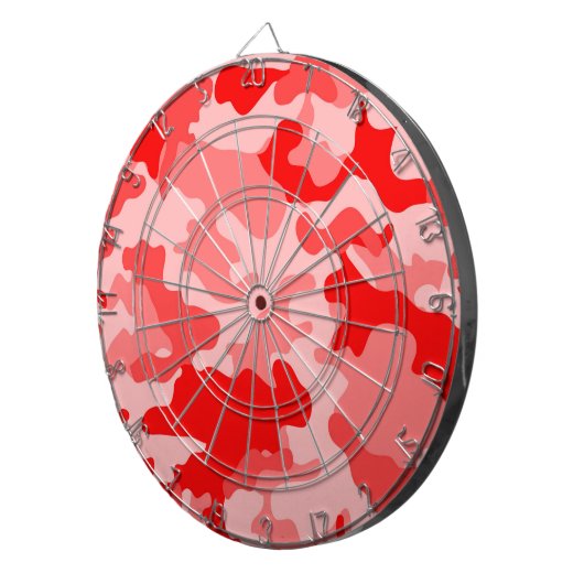 Jeu De Fléchettes Panneau rouge Camo (Devant droit)