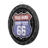 Jeu De Fléchettes Panneau routier personnalisé de nom et de nombre (Devant droit)