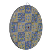 Jeu De Fléchettes Panneaux d'art étoile de David bleu or (Devant gauche)
