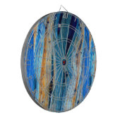 Jeu De Fléchettes Panneaux patinés à grange bleue (Devant gauche)