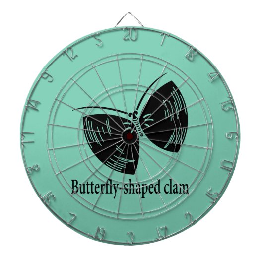 Jeu De Fléchettes papillon palourde (Devant)