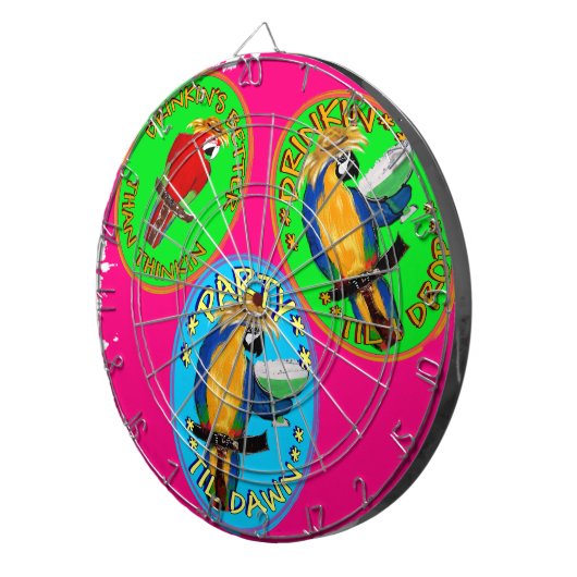 JEU DE FLÉCHETTES PARROTS (Devant droit)