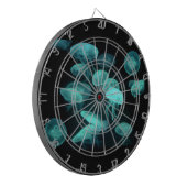 Jeu De Fléchettes partie de lueur de lumière de noir de panneau de (Devant gauche)