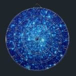 Jeu De Fléchettes Parties scintillant Astral Bleu<br><div class="desc">Image Nasa du cluster d'étoiles IC 499</div>