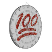 Jeu De Fléchettes parties scintillant cent émoticônes (Devant gauche)